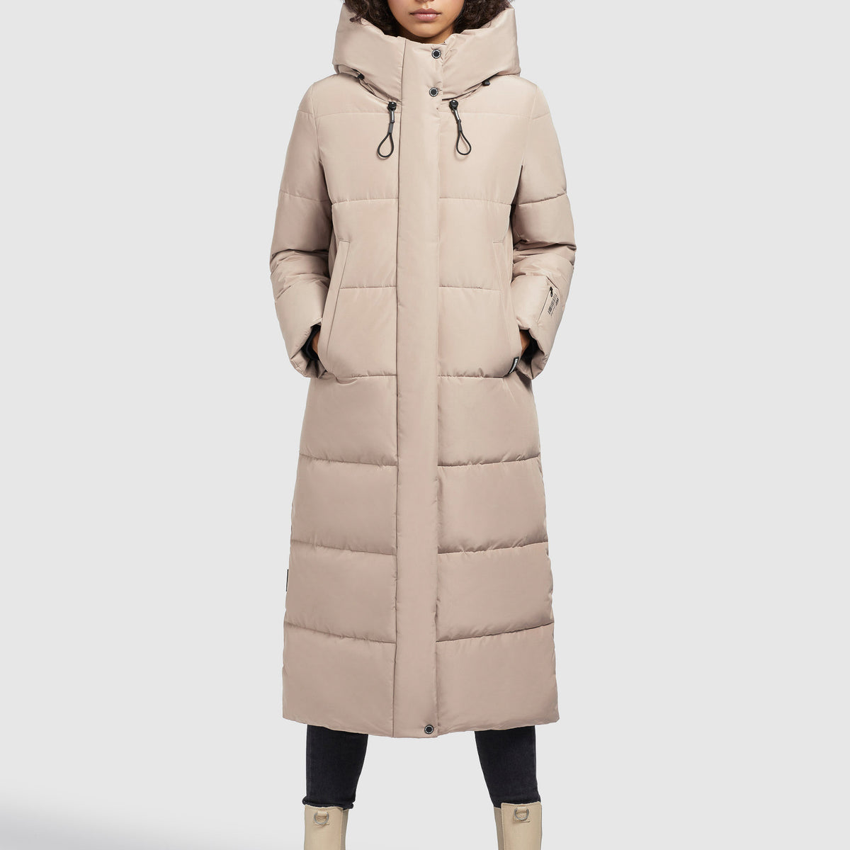 Coat SOULANI3 light beige – KHUJO