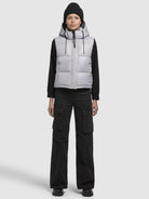  - Image from Khujo | Weste INNA2 SATIN Blaugrau