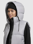  - Image from Khujo | Weste INNA2 SATIN Blaugrau