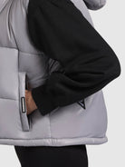  - Image from Khujo | Weste INNA2 SATIN Blaugrau