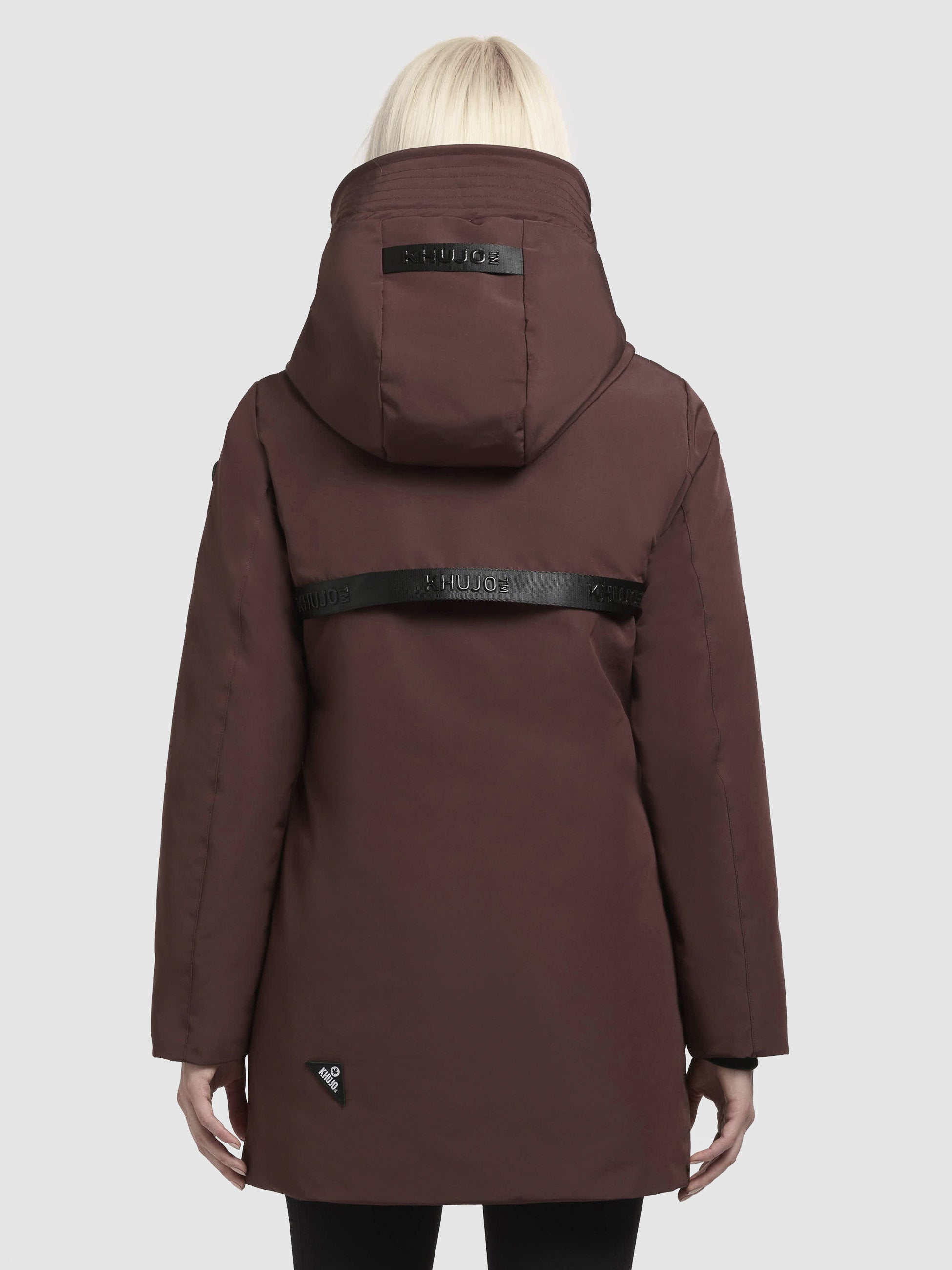 Khujo Aribay Leichte Damenjacke - Wintermantel Mit Zwei-Wege-Reißverschluss