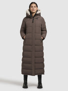  - Image from Khujo | Coat CLARESSE TEDDY taupe dark