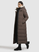  - Image from Khujo | Coat CLARESSE TEDDY taupe dark