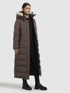  - Image from Khujo | Coat CLARESSE TEDDY taupe dark