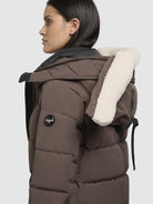  - Image from Khujo | Coat CLARESSE TEDDY taupe dark