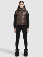  - Image from Khujo | Weste INNA2 SATIN Schokoladenbraun