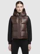  - Image from Khujo | Weste INNA2 SATIN Schokoladenbraun