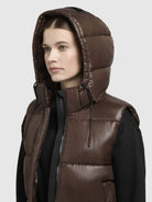  - Image from Khujo | Weste INNA2 SATIN Schokoladenbraun