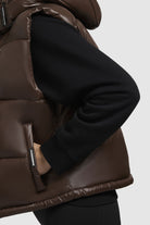  - Image from Khujo | Weste INNA2 SATIN Schokoladenbraun