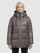  - Image from Khujo | Jacke WORD3 SATIN Mauve dunkel