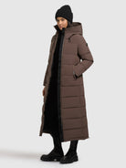  - Image from Khujo | Mantel CLARESSE Taupe dunkel