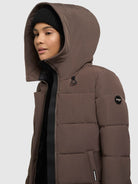  - Image from Khujo | Mantel CLARESSE Taupe dunkel