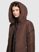  - Image from Khujo | Mantel JANGE DARK BROWN