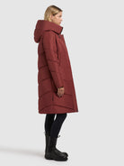  - Image from Khujo | Mantel JANGE DARK RED