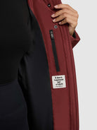  - Image from Khujo | Mantel JANGE DARK RED