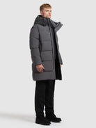  - Image from Khujo | Mantel STANK2 STEEL GREY