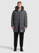  - Image from Khujo | Mantel MORSE2 STEEL GREY