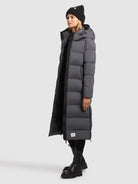  - Image from Khujo | Mantel LAREA3 STEEL GREY