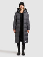  - Image from Khujo | Mantel LAREA3 STEEL GREY