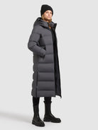  - Image from Khujo | Mantel LAREA3 STEEL GREY