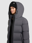  - Image from Khujo | Mantel LAREA3 STEEL GREY