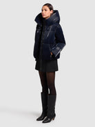  - Image from Khujo | Jacke AUDREY SHINY MIDNIGHT BLUE
