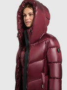  - Image from Khujo | Mantel RABIA MAHAGONI RED