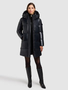  - Image from Khujo | Mantel HAYA2 SHINY MIDNIGHT BLUE