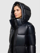  - Image from Khujo | Mantel HAYA2 SHINY MIDNIGHT BLUE