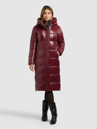  - Image from Khujo | Coat WILLA MAHOGANI RED