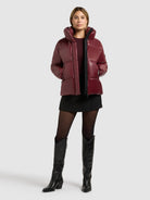  - Image from Khujo | Jacke NALA MAHAGONI RED