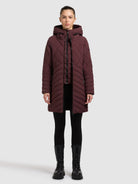 - Image from Khujo | Coat IVANA MOSCATO RED