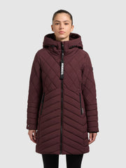 Coat IVANA MOSCATO RED
