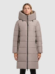 Coat JILIAS6 MATT GREIGE