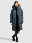  - Image from Khujo | Coat JILIAS6 SHINY DIM BLUE