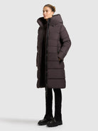  - Image from Khujo | Coat JILIAS6 MATT MOODY PLUM