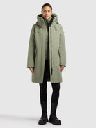  - Image from Khujo | Coat WEDELIA WITH INNER JACKET MUTED GREEN