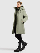  - Image from Khujo | Coat WEDELIA WITH INNER JACKET MUTED GREEN