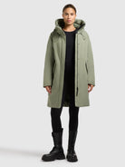  - Image from Khujo | Coat WEDELIA WITH INNER JACKET MUTED GREEN
