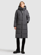  - Image from Khujo | Coat NALU STEEL GREY