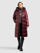  - Image from Khujo | Coat NASHI MAHOGANI RED