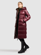  - Image from Khujo | Coat NASHI MAHOGANI RED