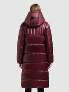  - Image from Khujo | Coat NASHI MAHOGANI RED