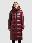  - Image from Khujo | Coat NASHI MAHOGANI RED