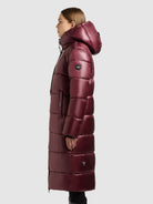  - Image from Khujo | Coat NASHI MAHOGANI RED