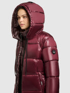  - Image from Khujo | Coat NASHI MAHOGANI RED