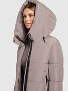  - Image from Khujo | Coat SOULANI5 MATT GREIGE