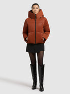  - Image from Khujo | Jacket AUDREY SHINY SIENNA BROWN