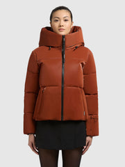 Jacke AUDREY SHINY SIENNA BROWN