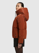  - Image from Khujo | Jacket AUDREY SHINY SIENNA BROWN